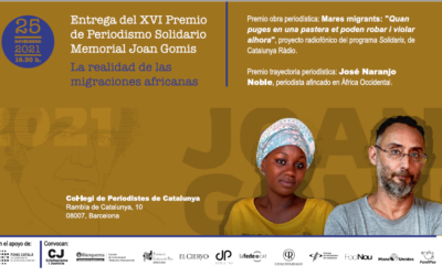 Acto de Entrega del XVI Premio de Periodismo Solidario Joan Gomis