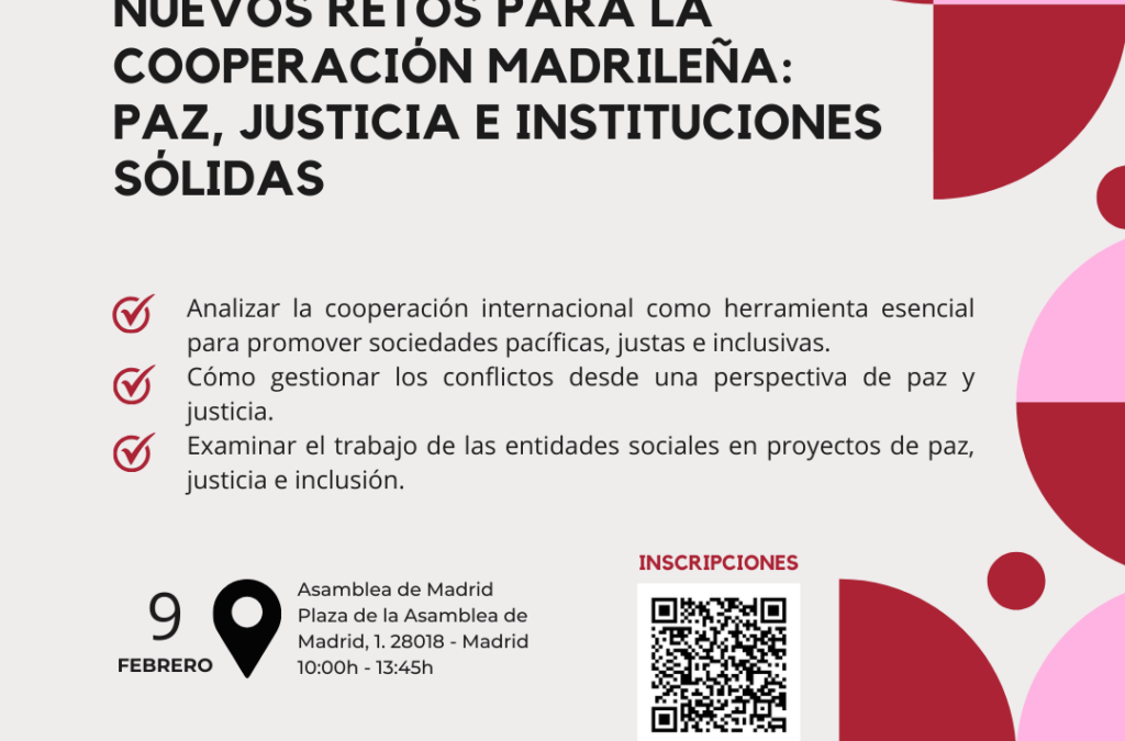 Participamos en la jornada «Nuevos retos para la cooperación madrilña», de la Red de ONGD de Madrid
