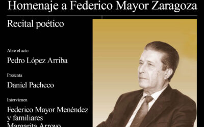 Velada poética homenaje a Federico Mayor Zaragoza en el Ateneo de Madrid