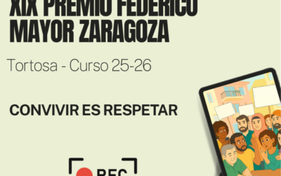 Abierta la convocatoria del XIX Premio Federico Mayor Zaragoza, organizado por la Asociación de Amigos y Amigas de Tortosa para la UNESCO y la Universitat Rovira i Virgili
