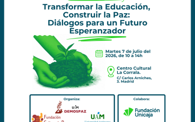 Organizamos el acto «Transformar la Educación, Construir la Paz: Diálogos para un Futuro Esperanzador»